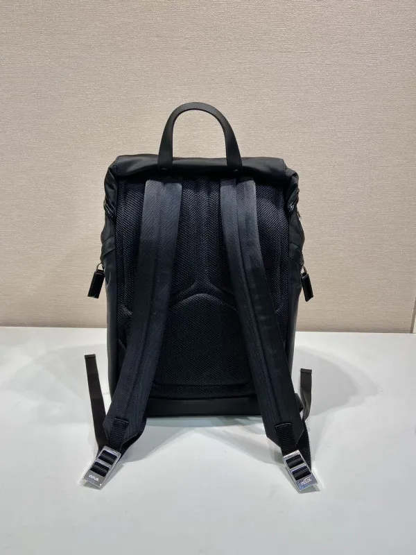 Rep PRADA Re-Nylon and brushed leather backpack 0114