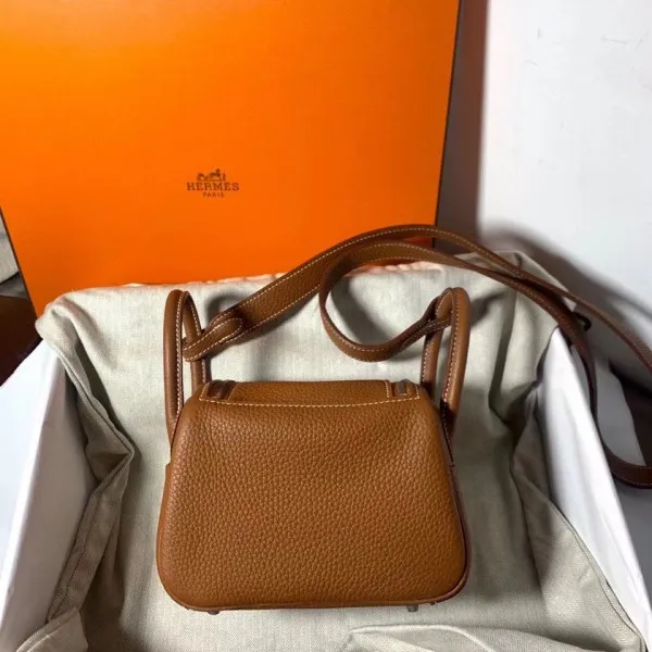 Rep HERMES LINDY MINI HANDMADE 0115