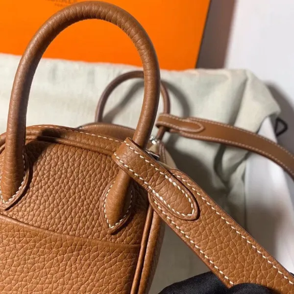 Rep HERMES LINDY MINI HANDMADE 0115