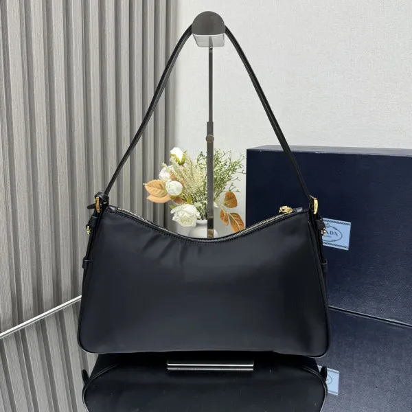 Rep Prada Aimée large Re-Nylon shoulder bag with padlock 0113