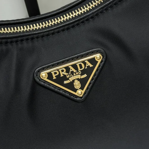 Rep Prada Aimée large Re-Nylon shoulder bag with padlock 0113