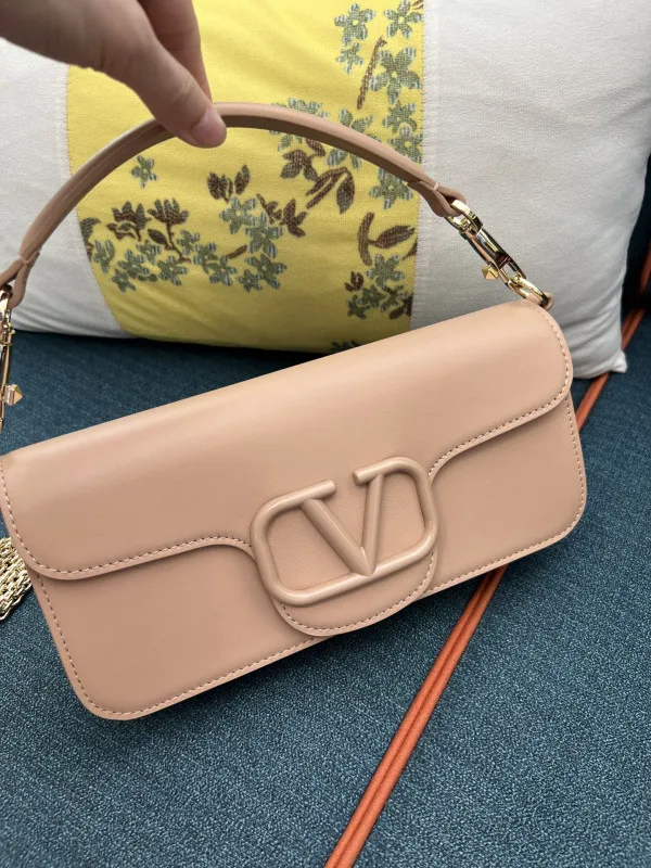 Cheap VALENTINO LOCÒ CALFSKIN SHOULDER BAG 0117