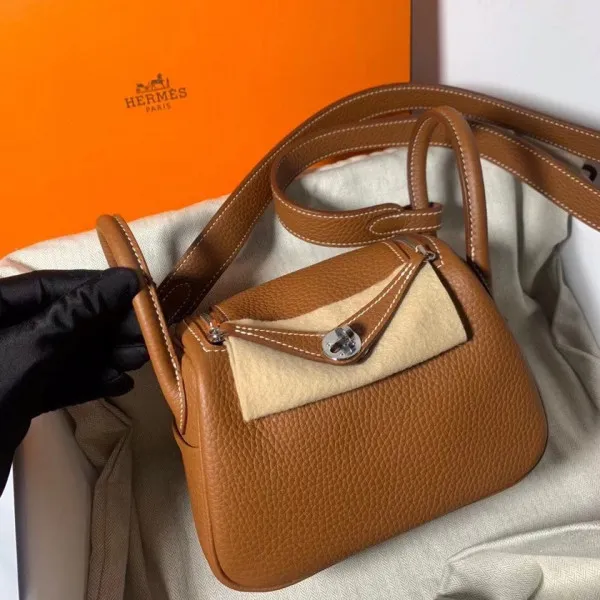 Rep HERMES LINDY MINI HANDMADE 0115