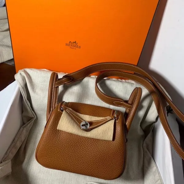 Rep HERMES LINDY MINI HANDMADE 0115