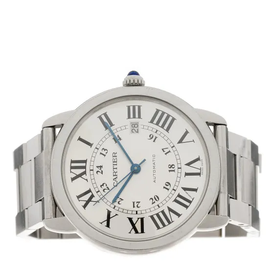 Cheap CARTIER Stainless Steel 42mm Ronde Solo Automatic Watch 0118