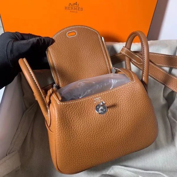 Rep HERMES LINDY MINI HANDMADE 0115