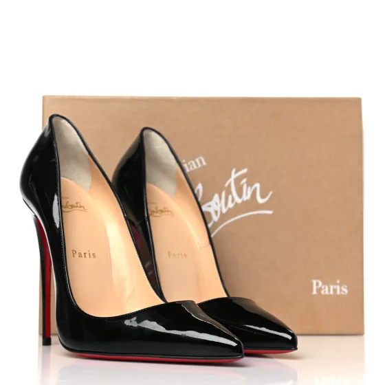 Cheap CHRISTIAN LOUBOUTIN Patent So Kate 120 Pumps 38.5 Black 0126