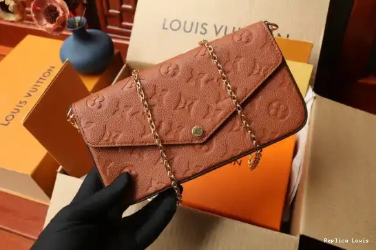 Rep FÉLICIE VUITTON POCHETTE LOUIS 0222