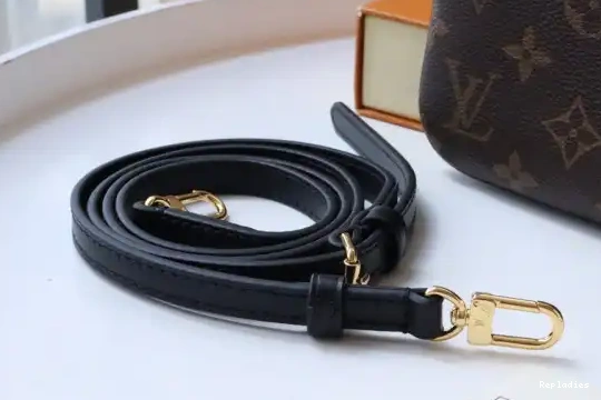 Rep VUITTON DOUBLE POCHETTE LOUIS ZIP 0227